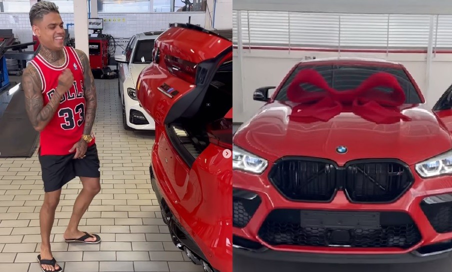 MC Cabelinho e sua BMW avaliada em R$ 1 milhão