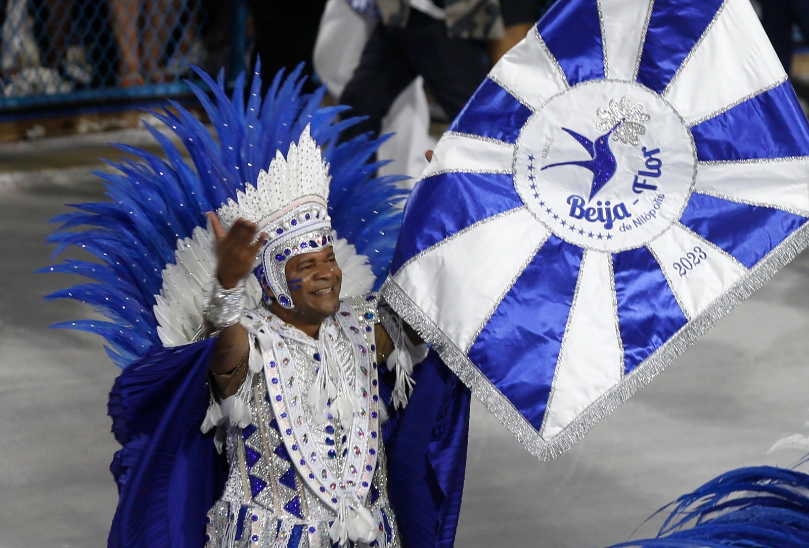 Mestre-sala – Claudinho, da Beija-Flor — Foto: Fabio Rossi/Agência O Globo