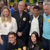 Dani e Eduardo Cunha participam de lançamento de campanha de Kaio Brazão Filho, filho de Domingos Brazão, preso acusado de envolvimento na morte de Marielle - Reprodução / Instagram