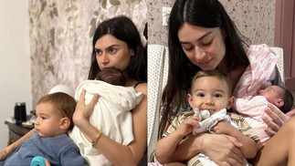 A atriz Thaila Ayala tem dois filhos. Ela sempre falou abertamente sobre a depressão que enfrentou durante a gravidez do primogênito, Francisco. Com o nascimento de Tereza, ela segue compartilhando dicas, informações e dificuldades da maternidade — Foto: Reprodução/Instagram