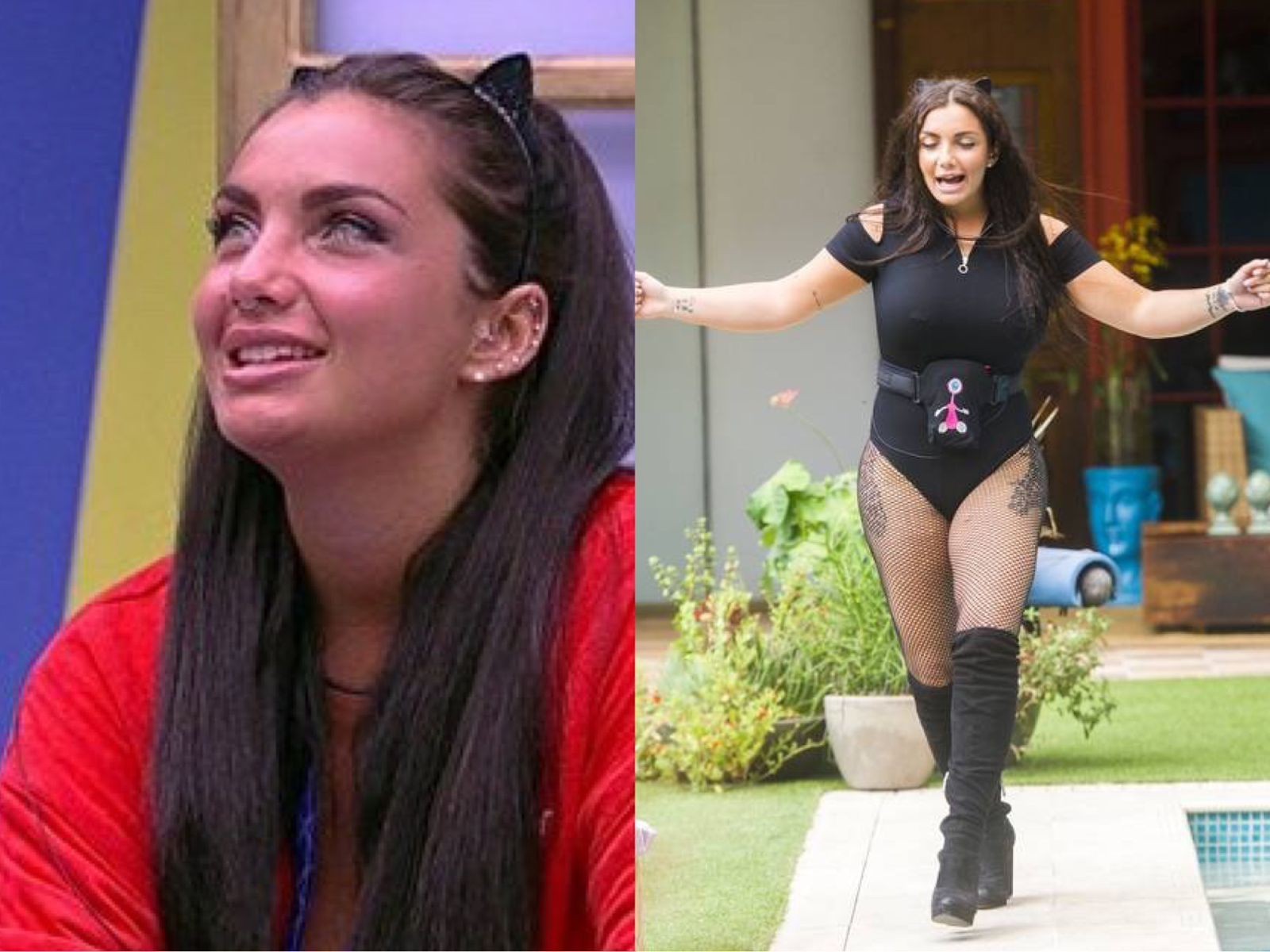 "BBB" 17: Elettra é herdeira da família Lamborghini, e passou alguns dias com os brothers em 2017. Apesar de ser italiana, ela estava no "Gran hermano", da Espanha — Foto: Reprodução/TV Globo