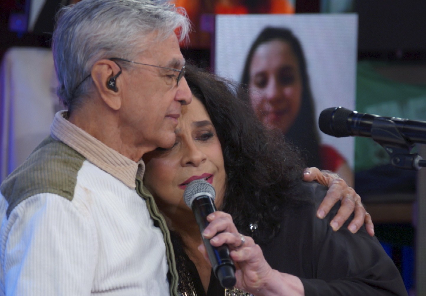 Caetano Veloso e Gal Costa — Foto: Reprodução 