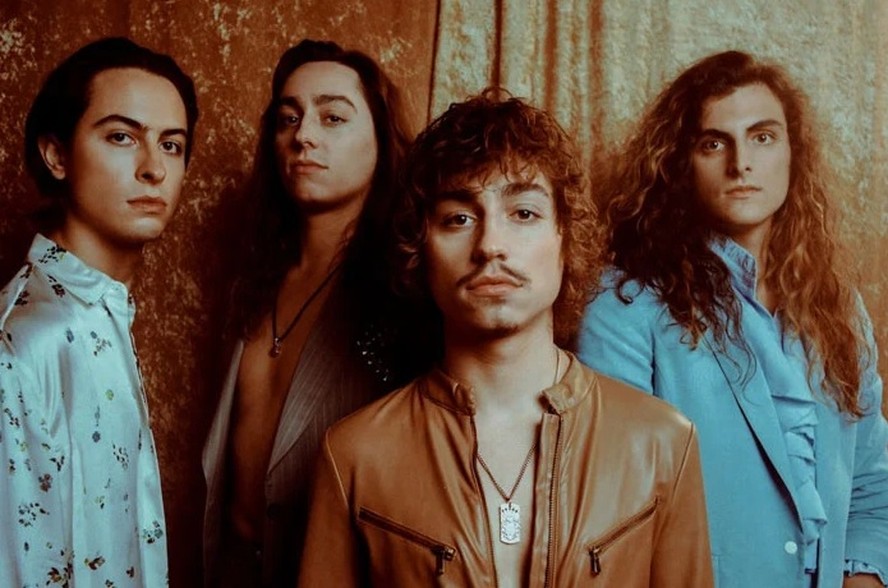 A banda Greta van fleet, que vai se apresentar no Lollapalooza