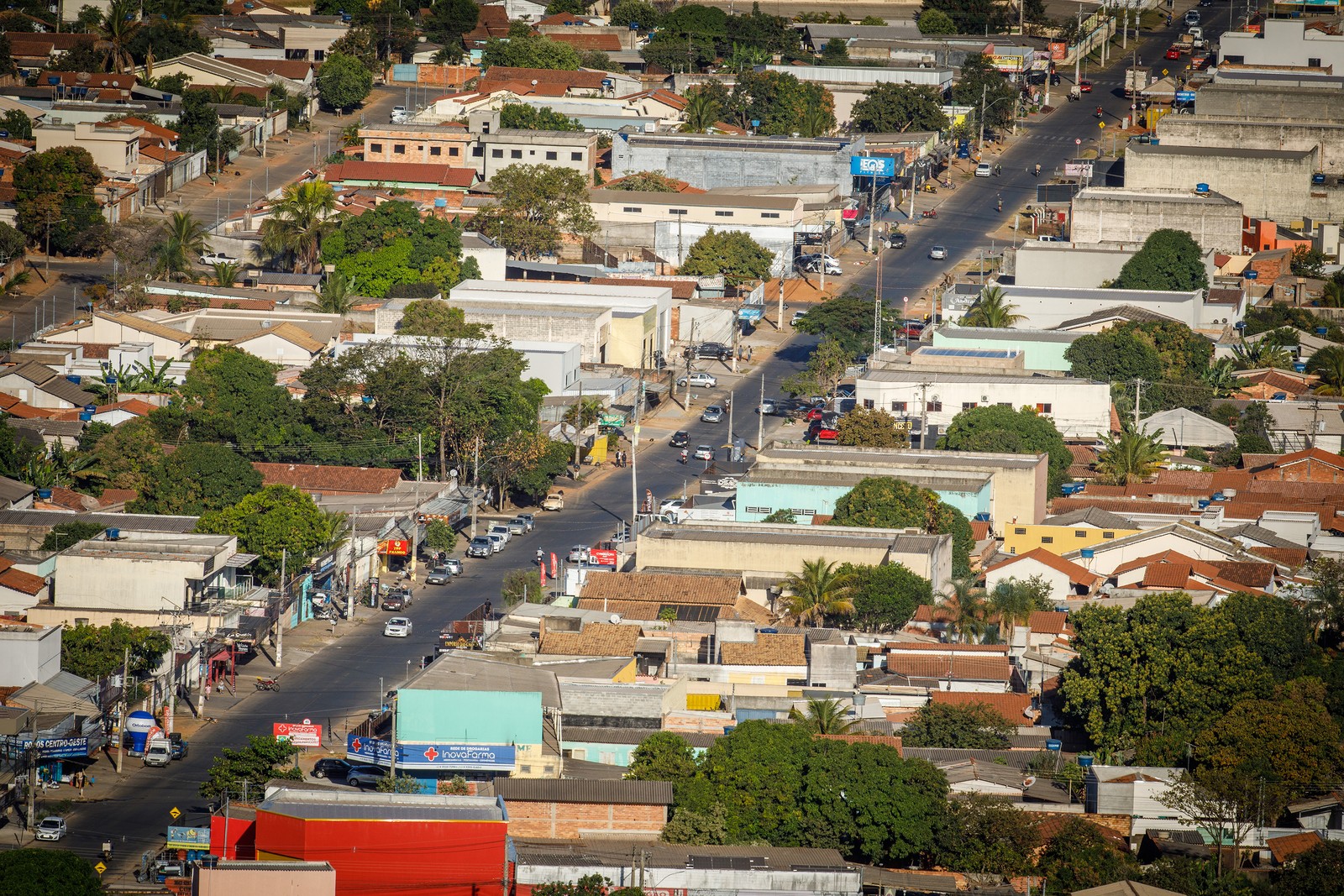 CENSO IBGE - A cidade de Senador Canedo, em Goiânia foi a que mais aumentou em número de população, 85% desde 2010.  — Foto: Brenno Carvalho / Agência O Globo