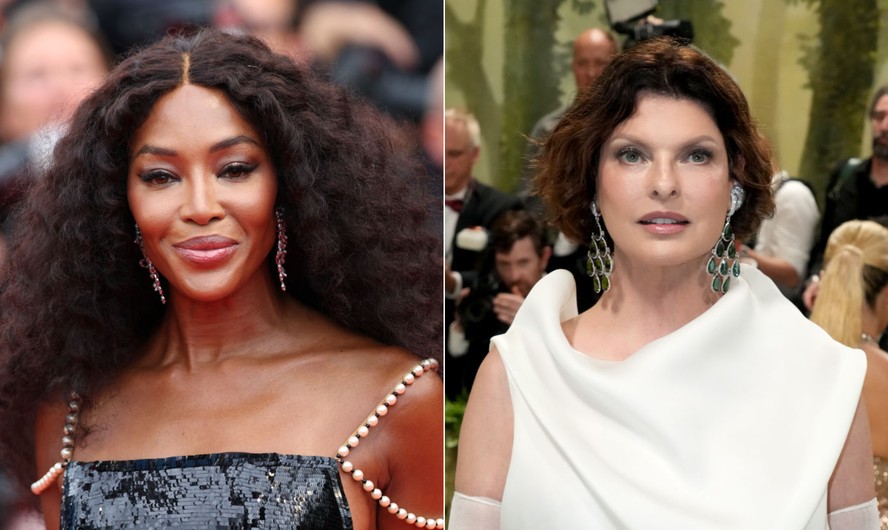 Naomi Campbell e Linda Evangelista