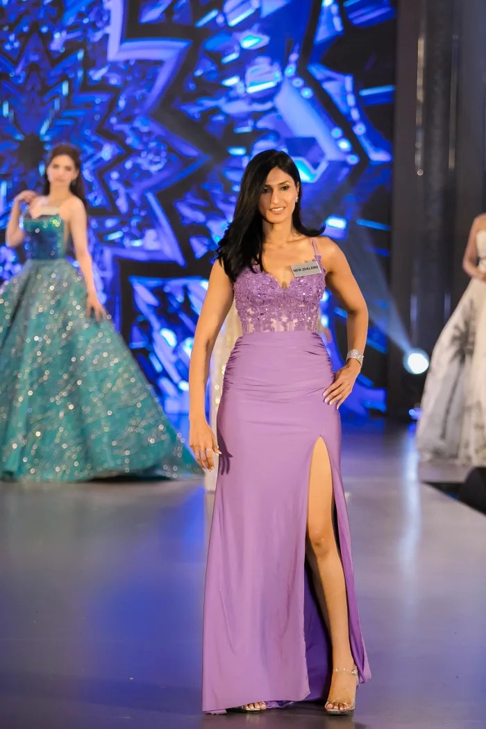 Navjot Kaur é a representante da Nova Zelândia — Foto: Reprodução/Miss World
