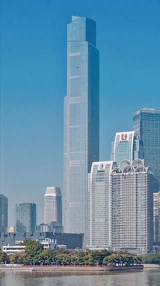 Guangzhou CTF Finance Centre - Guangzhou (China) - 2016 - 530 metros - 111 andares — Foto: Reprodução / Wikipedia