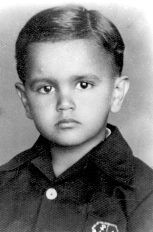 Caetano bebê, em 1942  — Foto: Reprodução