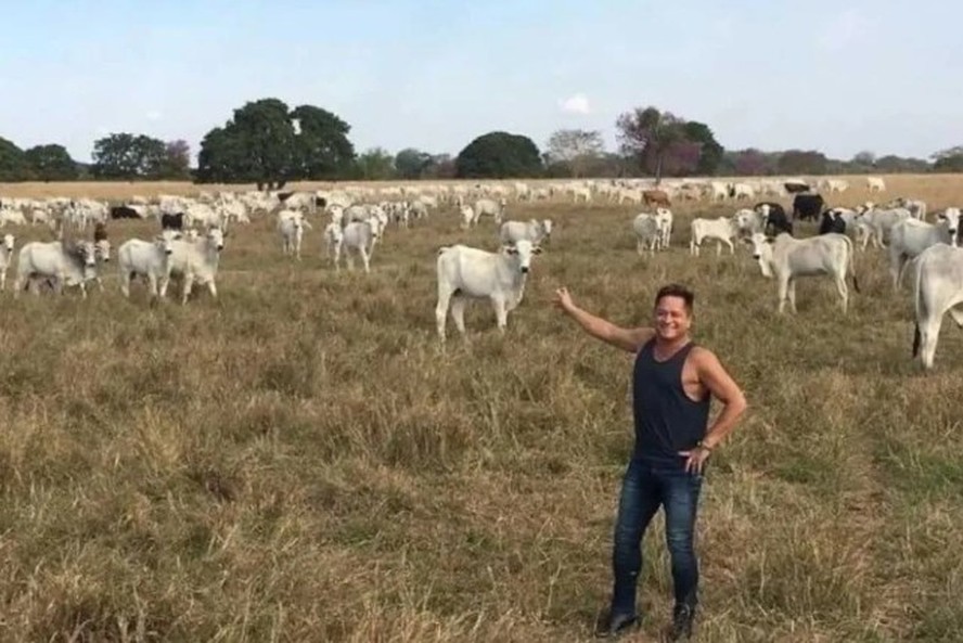 Leonardo na fazenda Talismã