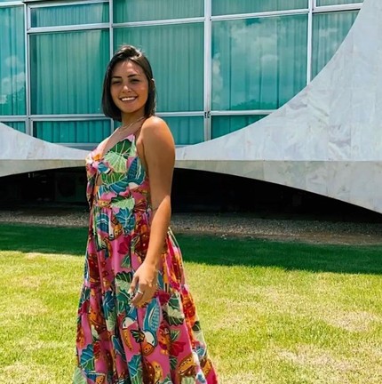 Letícia Firmo da Silva, filha de Michelle Bolsonaro, no aniversário de 19 anos — Foto: Reprodução/Instagram