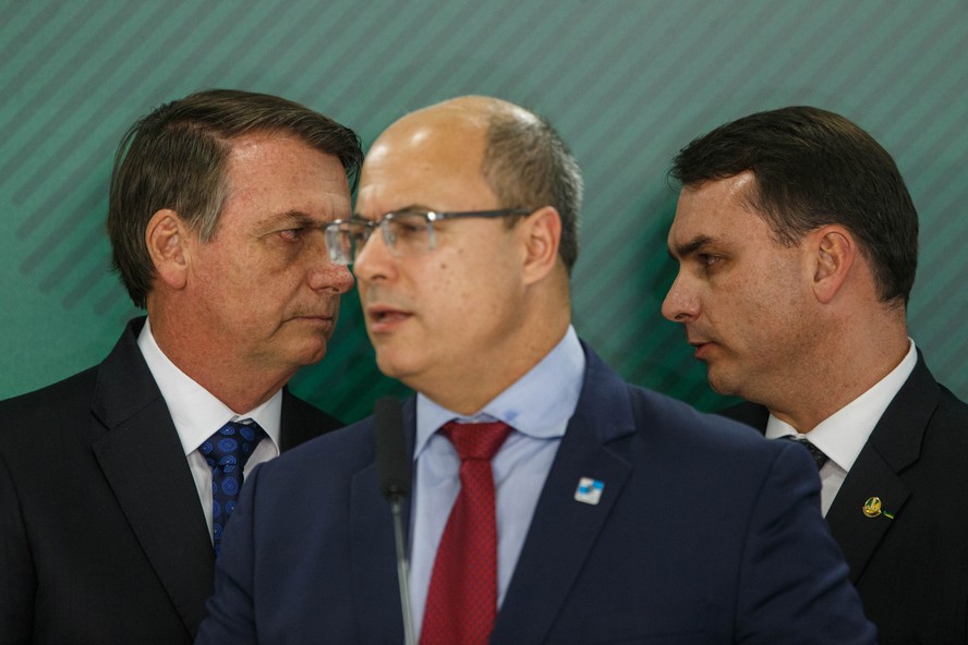 Jair Bolsonaro, Witzel e Flávio