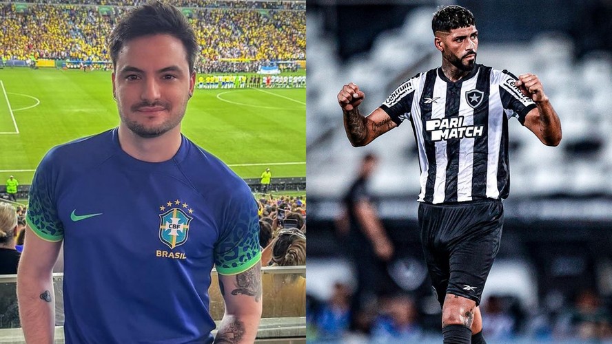 Alexander Barboza, jogador do Botafogo, virou assunto na web e Felipe Neto se manifestou