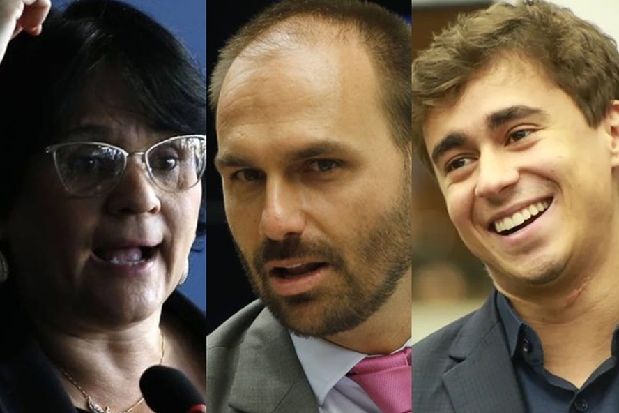 Eduardo Bolsonaro: aulas on-line com Damares Alves, Nikolas Ferreira e outros bolsonaristas