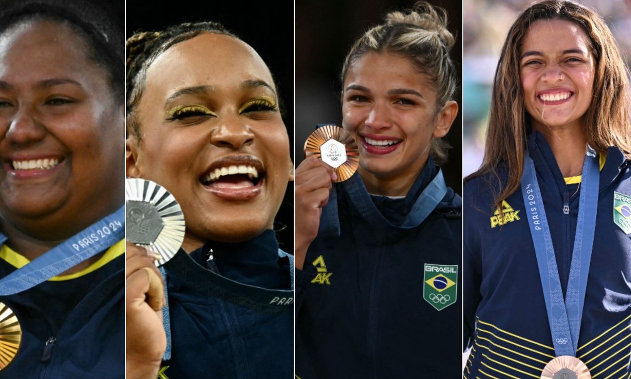 Mulheres são responsáveis por cinco das sete medalhas do Brasil 