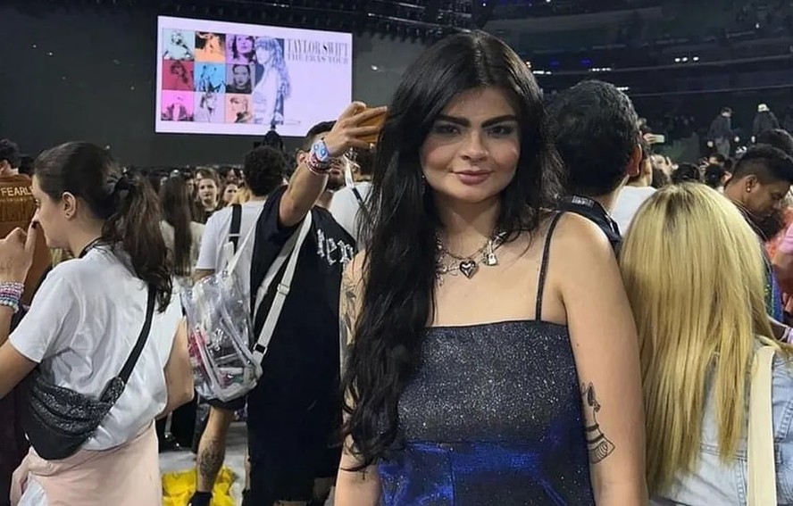 Lorena Severino em show de Taylor Swift no Allianz Parque