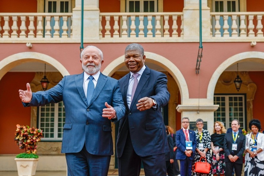 Lula e o presidente de Angola,  João Lourenço