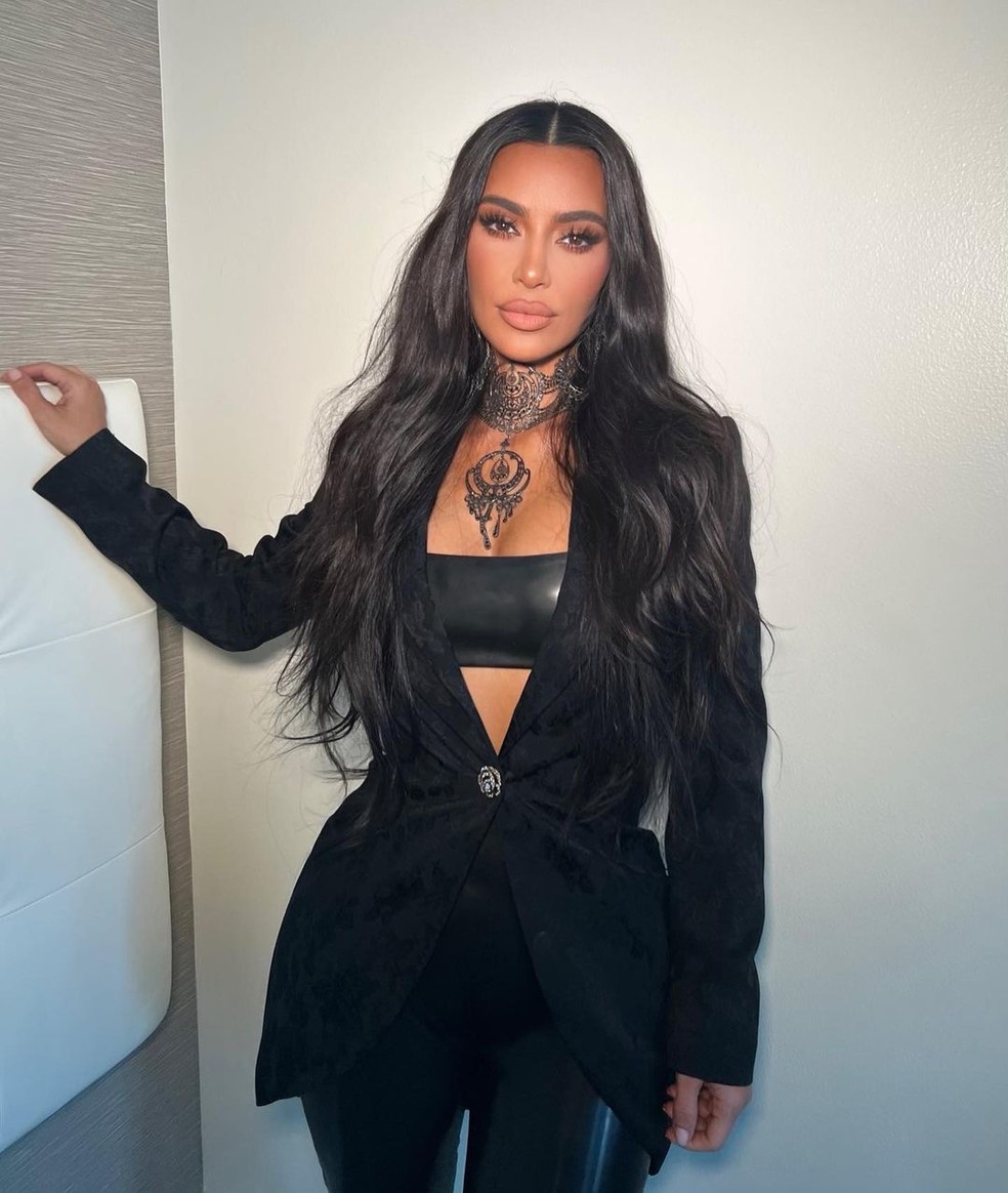 Kim Kardashian é adepta de procedimentos estéticos  — Foto: Reprodução Instagram