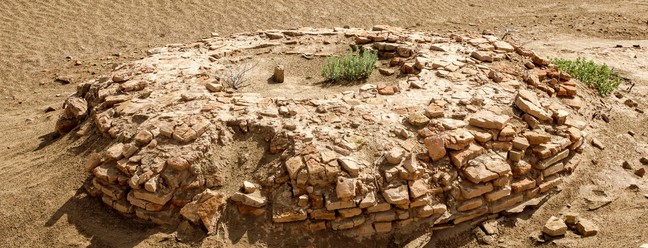 Tesouro arqueológico no Iraque pode ser destruído por mudanças climáticas — Foto: Asaad Niazi / AFP