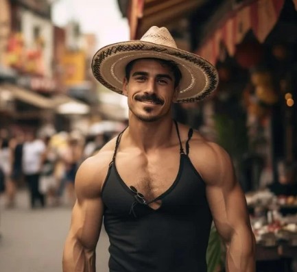 Inteligência artificial gerou imagem do 'homem mais bonito' do México — Foto: Reprodução/Reddit