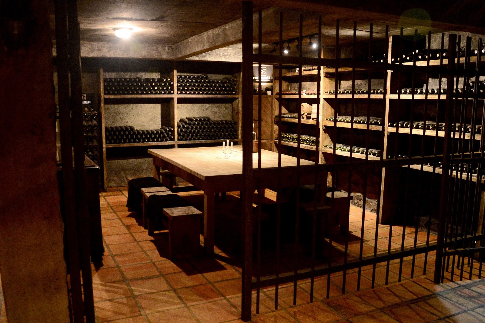 A cela da cave da Courmayeur: ponto alto da experiência — Foto: Divulgação