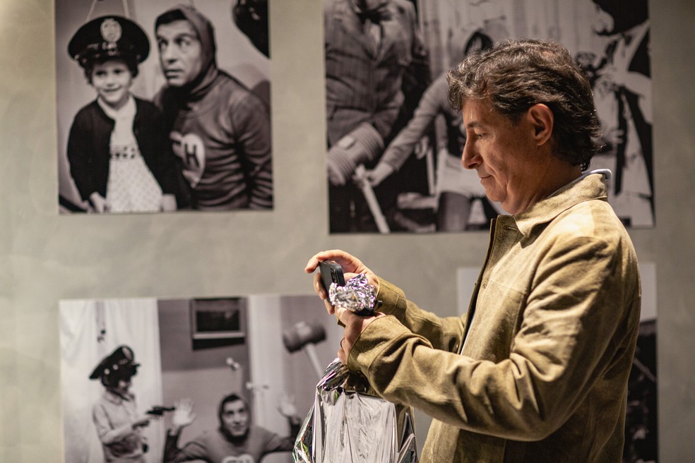 'Creio que é a manifestação da obra e da pessoa de Roberto Gómez Bolaños mais rica que já vimos', diz executivo sobre a exposição no MIS Experience, que foi prorrogada até 30 de março — Foto: Felipe Piacente de Oliveira 