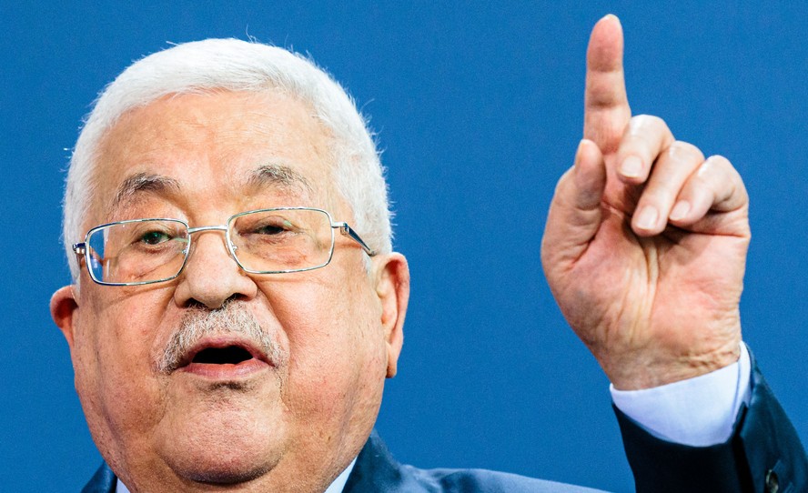 O presidente da Autoridade Palestina, Mahmoud Abbas