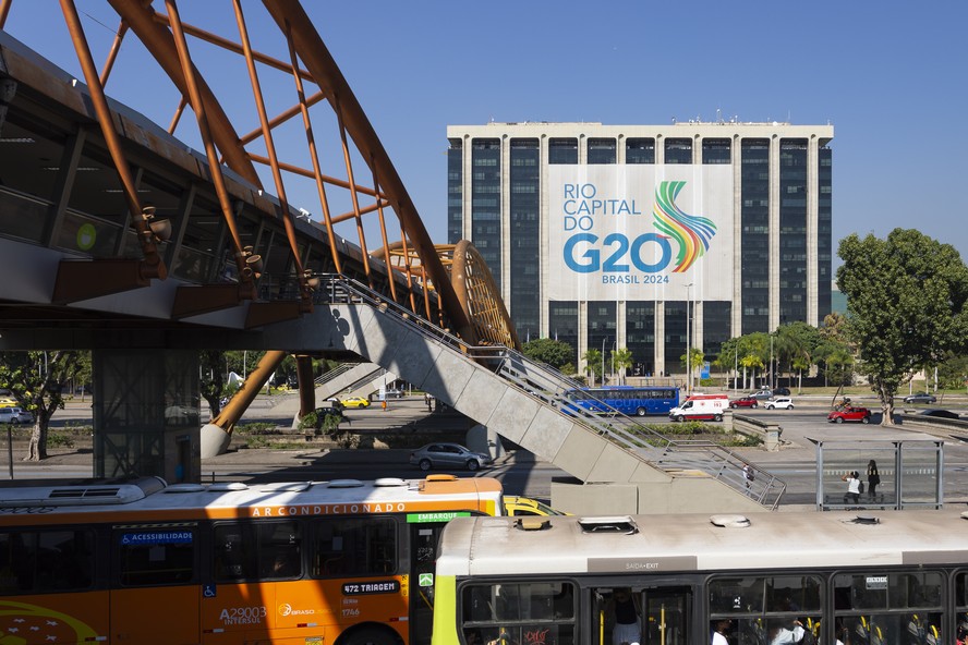 'Rio Capital do G20': placas tomam conta da cidade, que já vive o clima do G20 neste mês