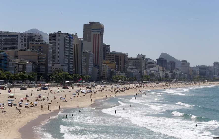 Praia do Leblon: bairro tem o metro quadrado mais caro do Brasil, custa R$ 22.544