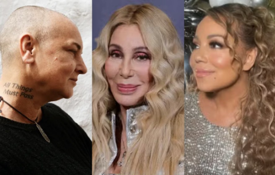 Sinéad O'Connor, Cher e Mariah Carey disputam posto no Hall da Fama do Rock & Roll