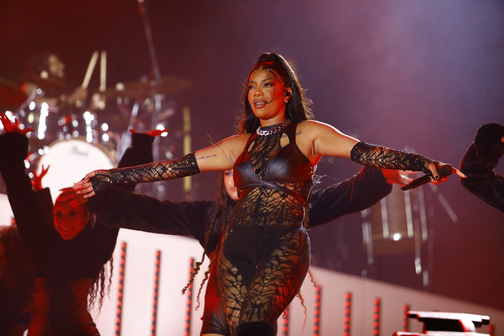 Ludmilla no Palco Sunset do Rock in Rio — Foto: Brenno Carvalho / Agência O Globo