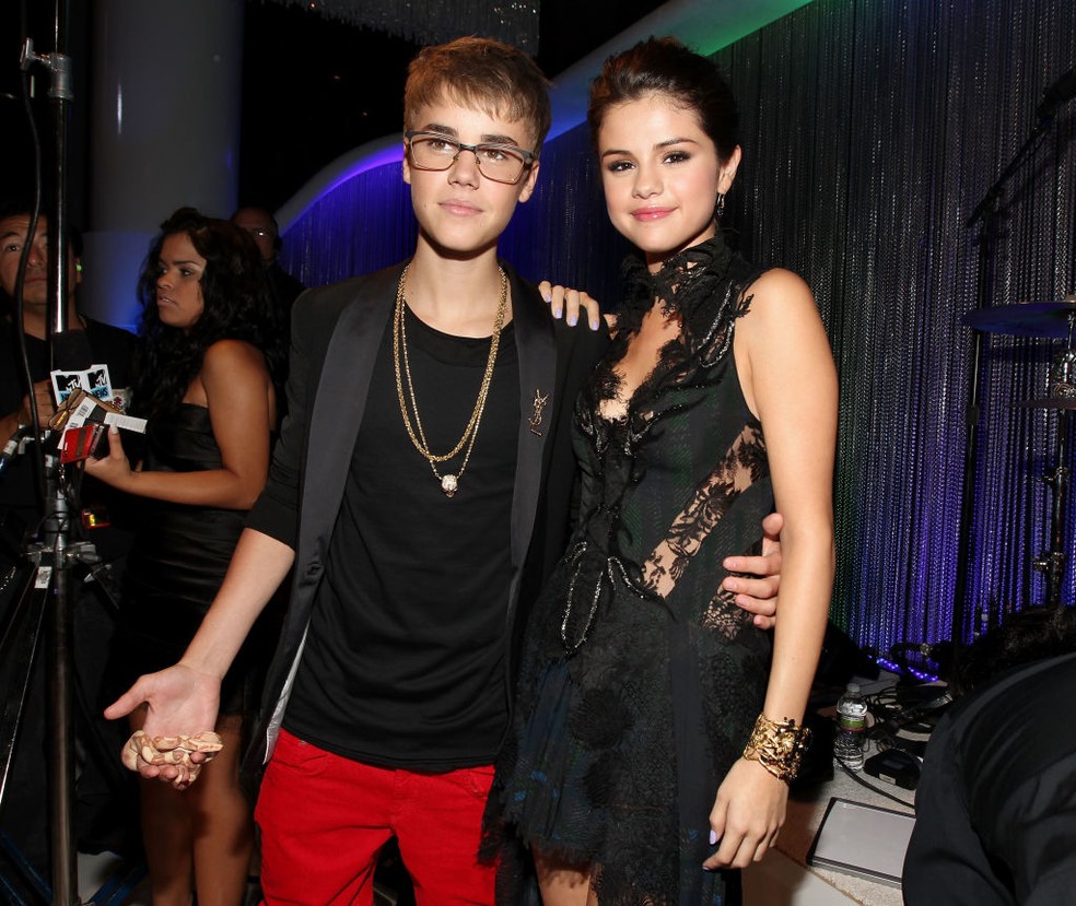 Selena Gomez e Justin Bieber — Foto: Getty Images