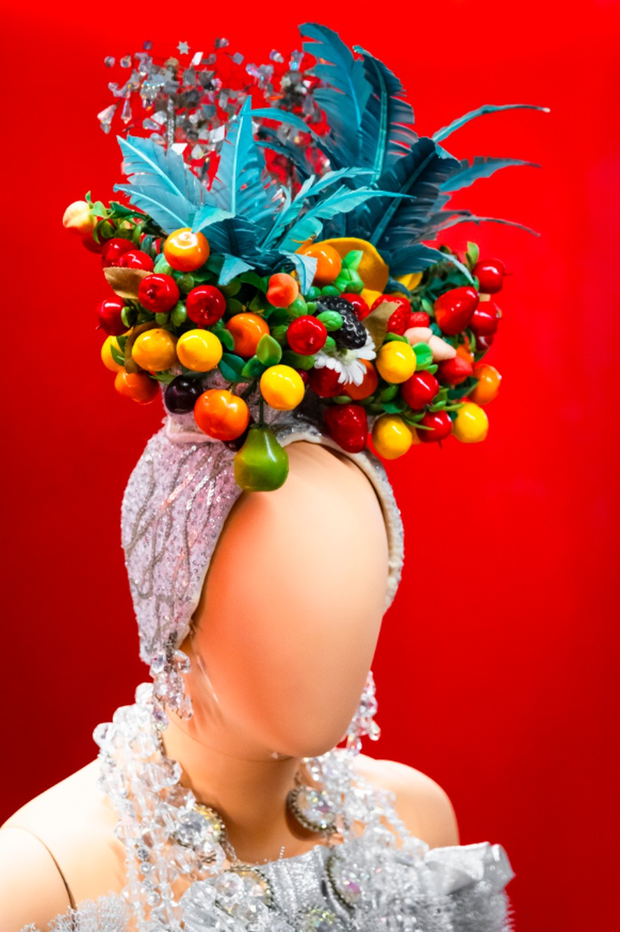 Indumentária exposta em 'Viva Carmen', no Museu Carmen Miranda