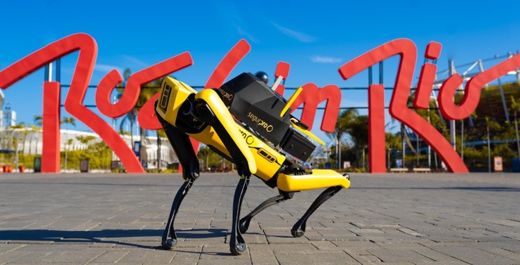 Cão-robô da SegurPro também atuou no Mutua Open de Madrid e no Rock in Rio Lisboa e Brasil em 2022