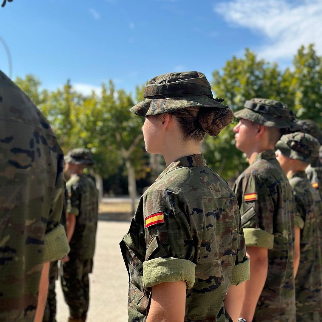 Princesa Leonor inicia o serviço militar no Exército espanhol — Foto: Divulgação/Casa Real de España