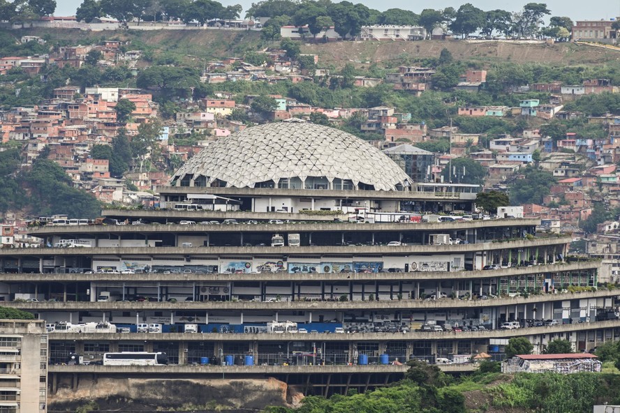 A prisão El Helicoide, em Caracas, na Venezuela