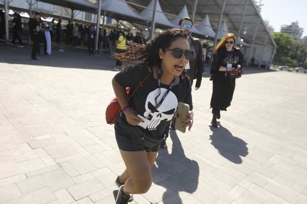 Abertura dos portões para o primeiro dia de Rock in Rio.