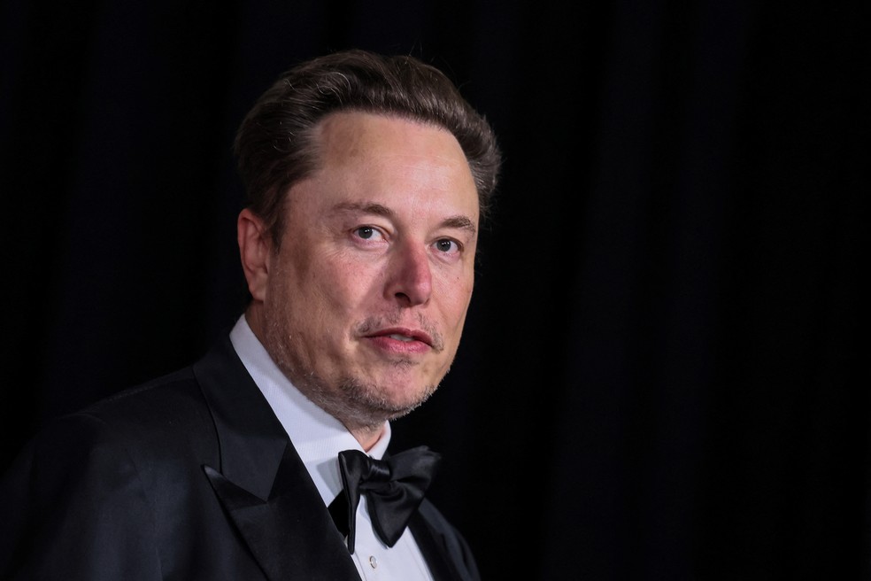 Elon Musk — Foto: ETIENNE LAURENT/AFP