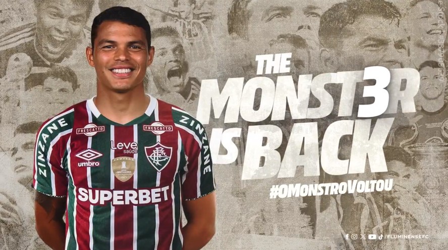 Thiago Silva está de volta ao Fluminense