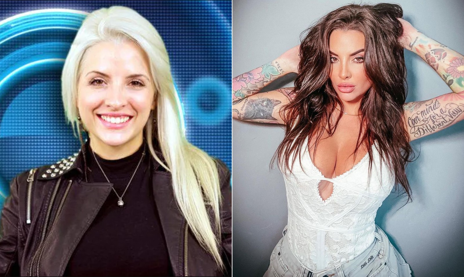 Antes e depois: Clara, do BBB14 — Foto: Reprodução