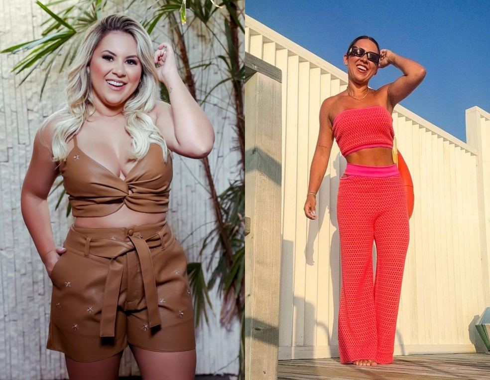 Antes e depois de Natália Toscano: influenciadora perdeu mais de 30 quilos — Foto: Reprodução Instagram