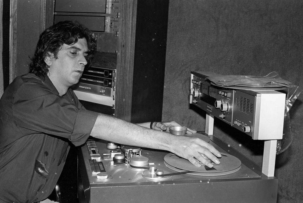 O produtor Guto Graça Mello, em 1983 — Foto: Luiz Pinto