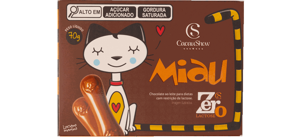 Miau, o similar da Cacau Show que rivaliza com a Língua de Gato da Kopenhagen — Foto: Reprodução