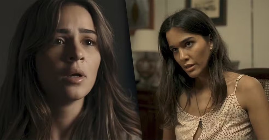 Giullia Buscacio e Theresa Fonseca como Sandra e Mariana em 'Renascer'