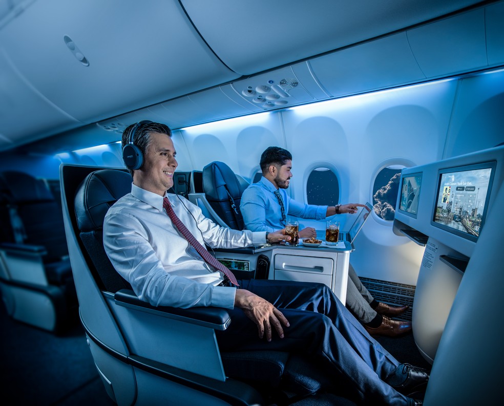 O Boeing 737 MAX9 gera mais economia de combustível em comparação a outras aeronaves — Foto: Divulgação - Copa Airlines