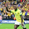 Vini Jr. foi o nome da vitória do Brasil sobre o Paraguai na Copa América - Frederic J. Brown / AFP