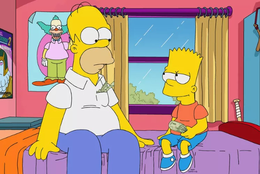 Homer e Bart Simpson
