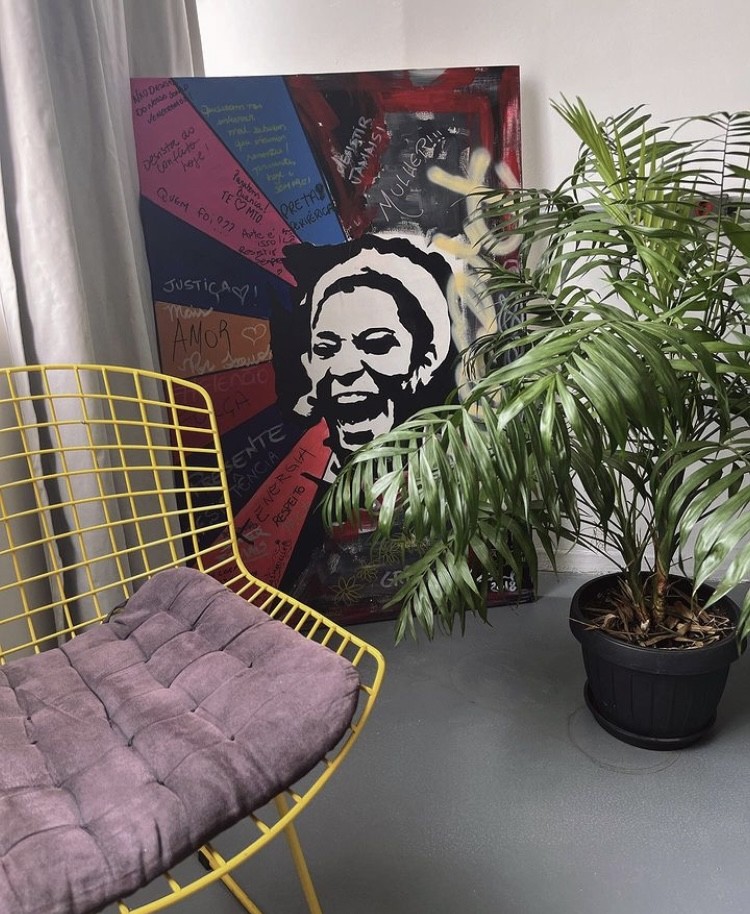 Decoração do apartamento de Gabriel Santana — Foto: Reprodução/Instagram