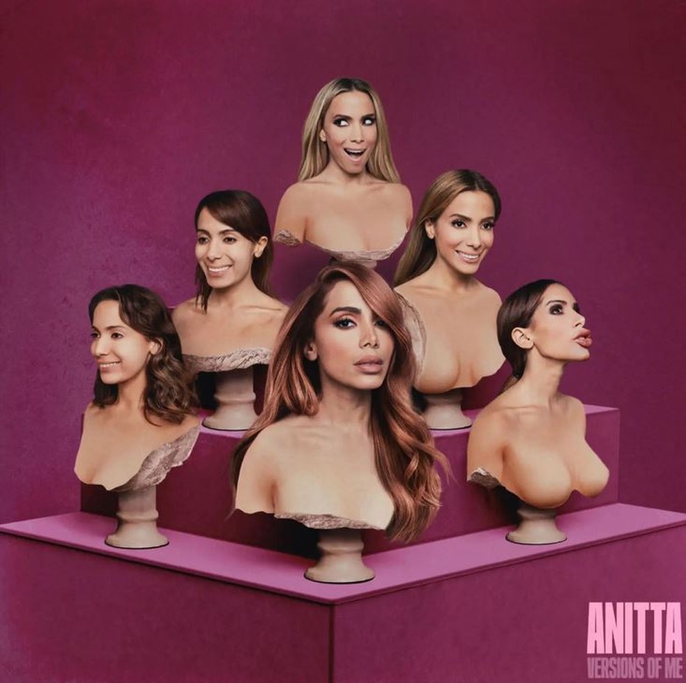 Capa do álbum "Versions of me", da cantora Anitta Reprodução — Foto:         