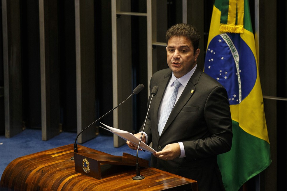 Eleito na onda bolsonarista em 2018, Gladson Cameli foi reconduzido no Acre — Foto: Agência O Globo