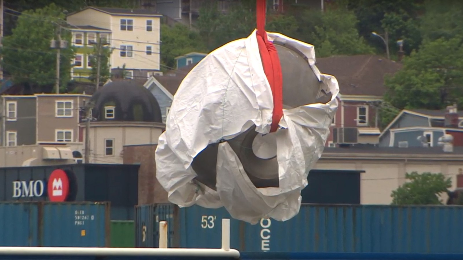 Submarino implodiu na semana passada deixando cinco mortos — Foto: Paul Pickett / CBC News